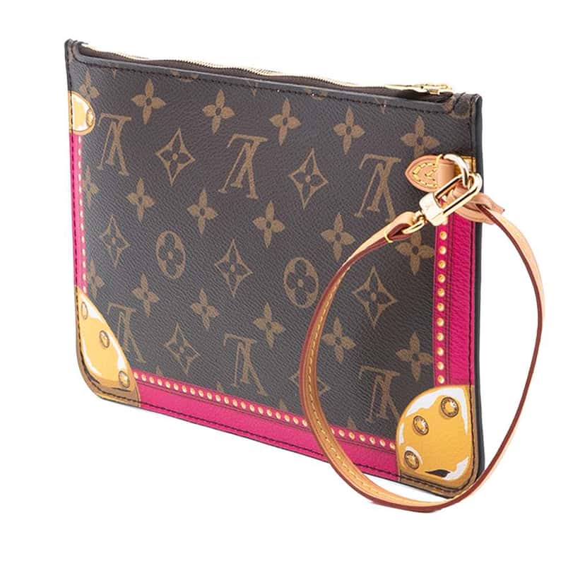 Louis Vuitton Monogram Summer Trunks Neverfull Pochette Brown Very good condition - Back View