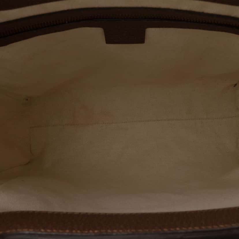 Gucci GG Supreme Neo Vintage Soft Tote Brown Canvas Very good condition - Model View