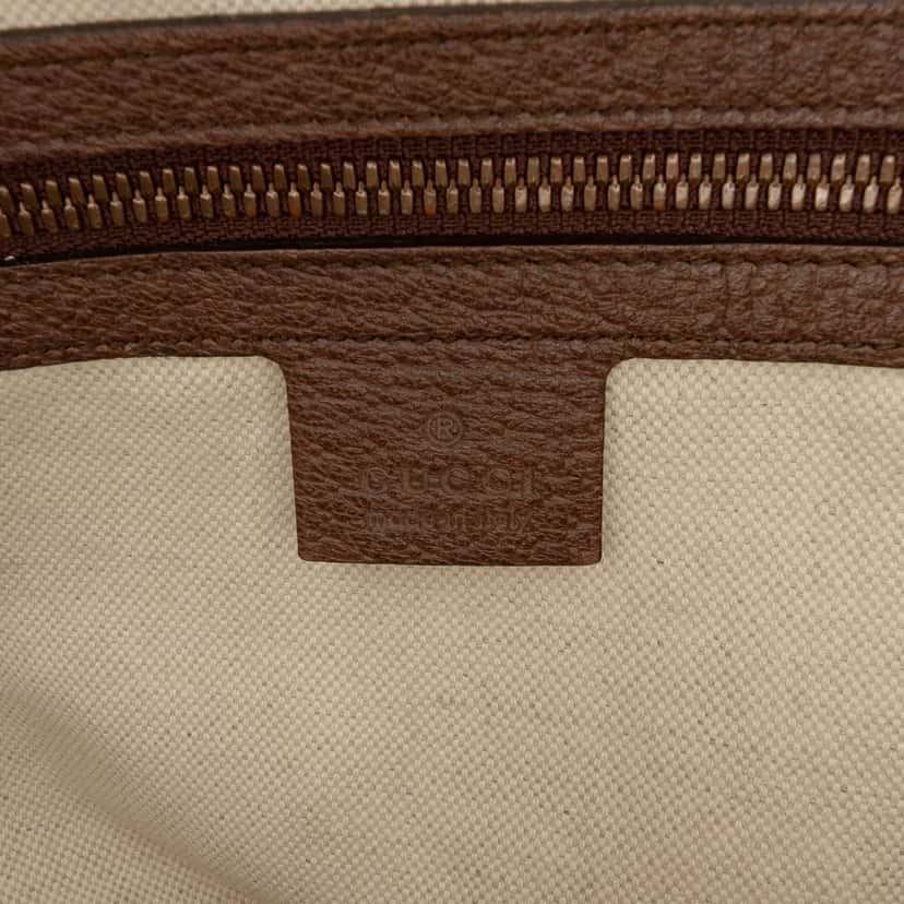 Gucci GG Supreme Neo Vintage Soft Tote Brown Canvas Very good condition - Box View