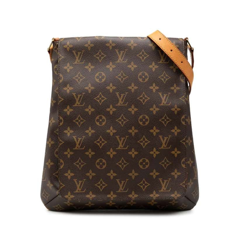 Louis Vuitton Monogram Musette Salsa GM Brown Very good condition - Front View