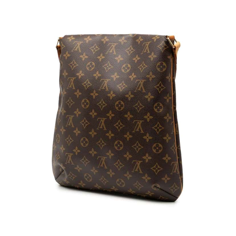 Louis Vuitton Monogram Musette Salsa GM Brown Very good condition - Back View