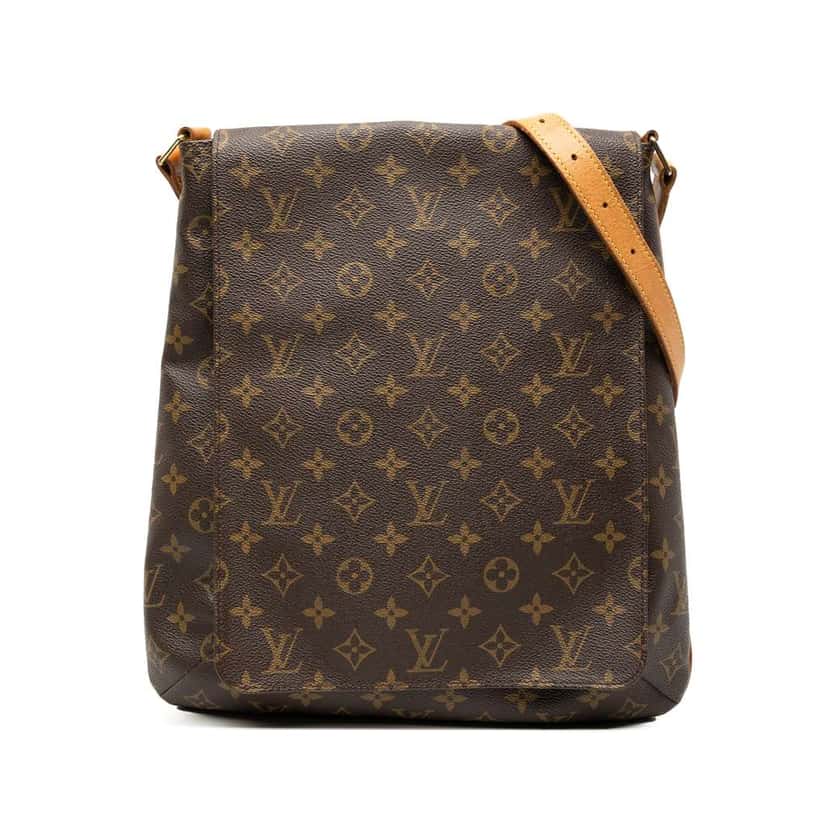 Louis Vuitton Monogram Musette Salsa GM Brown Very good condition - Front View