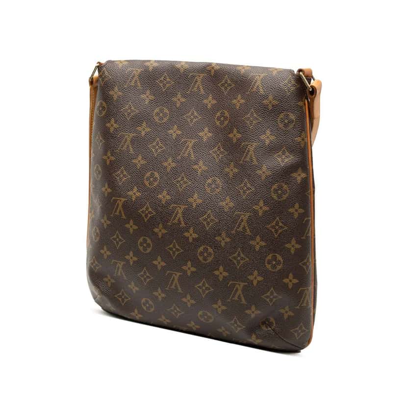 Louis Vuitton Monogram Musette Salsa GM Brown Very good condition - Back View