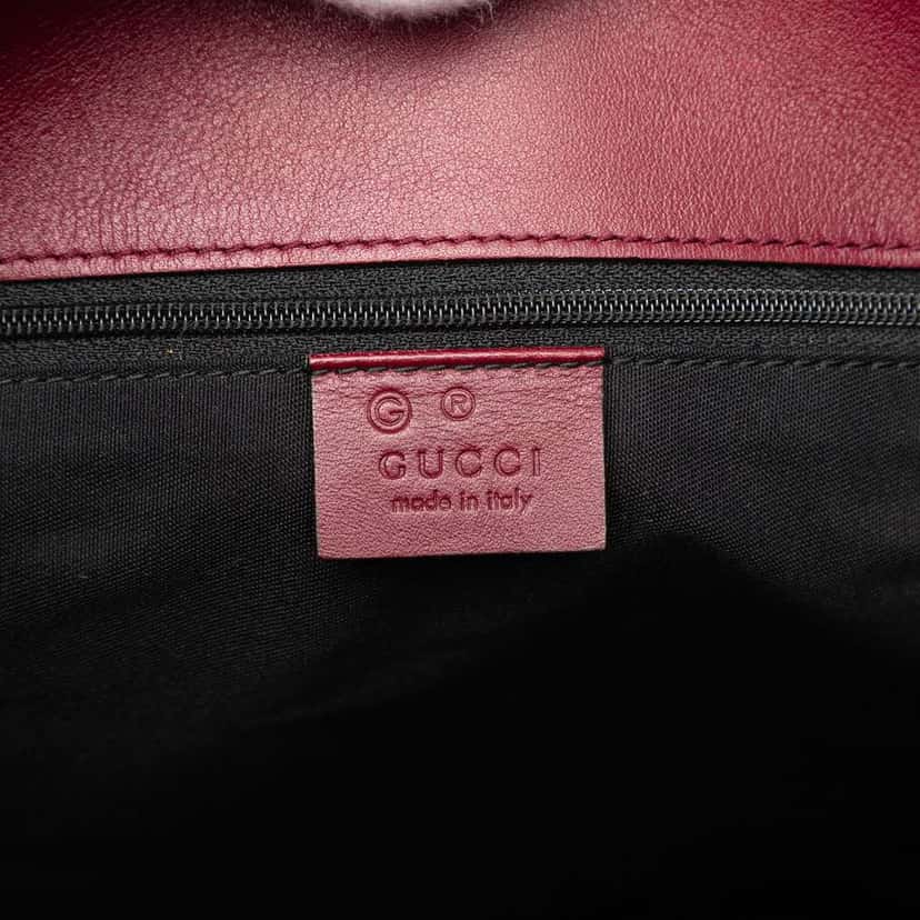 Gucci Horsebit Leather Gifford Tote Red Leather Very good condition - Box View