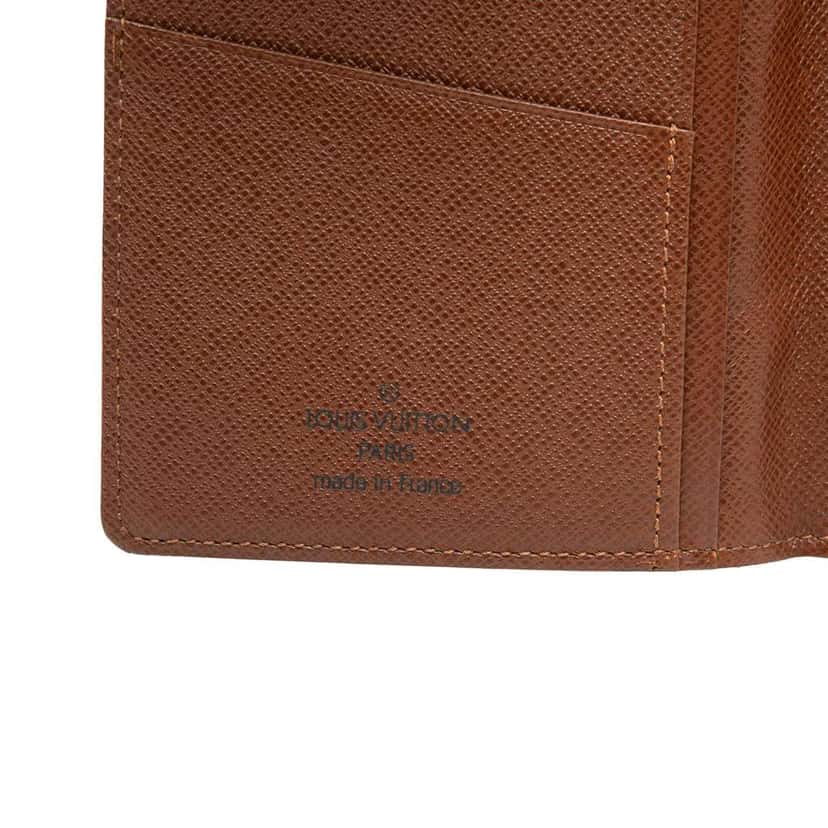 Louis Vuitton Monogram Brazza Long Wallet Brown Very good condition - Box View