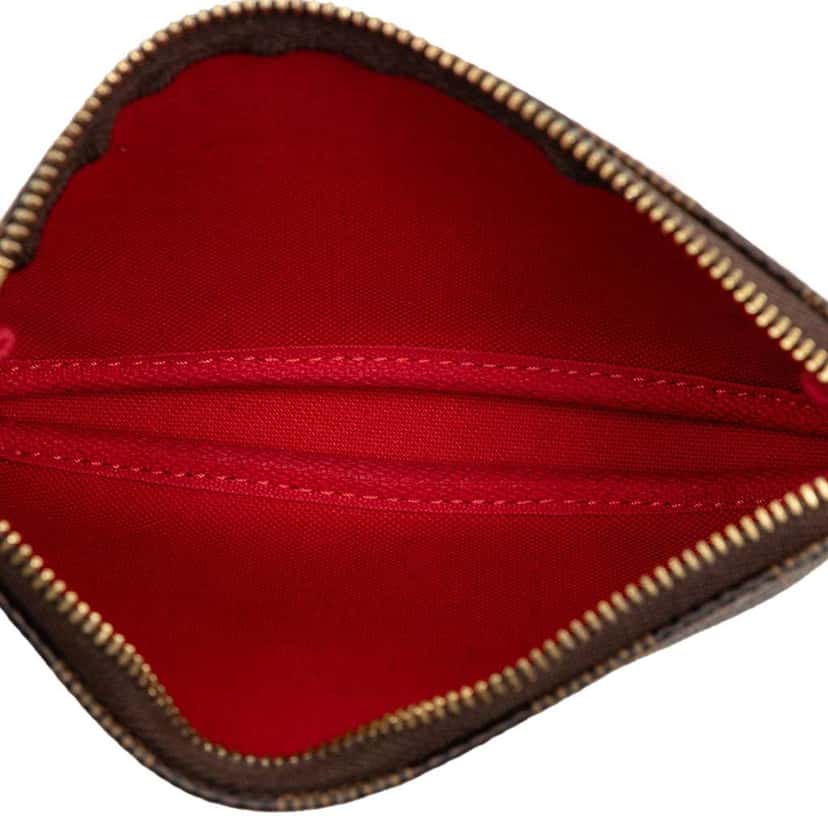 Louis Vuitton Damier Ebene Mini Pochette Accessoires Brown Very good condition - Model View