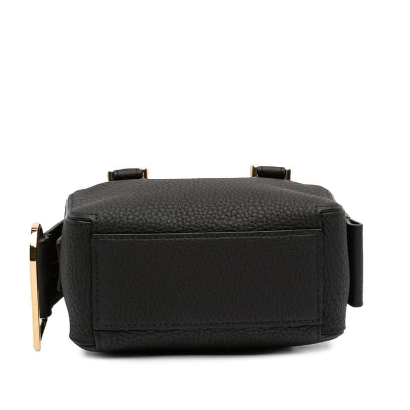 Delvaux Nano Taurillon Soft Leather Cool Box Satchel Black Leather Very good condition - Inside View