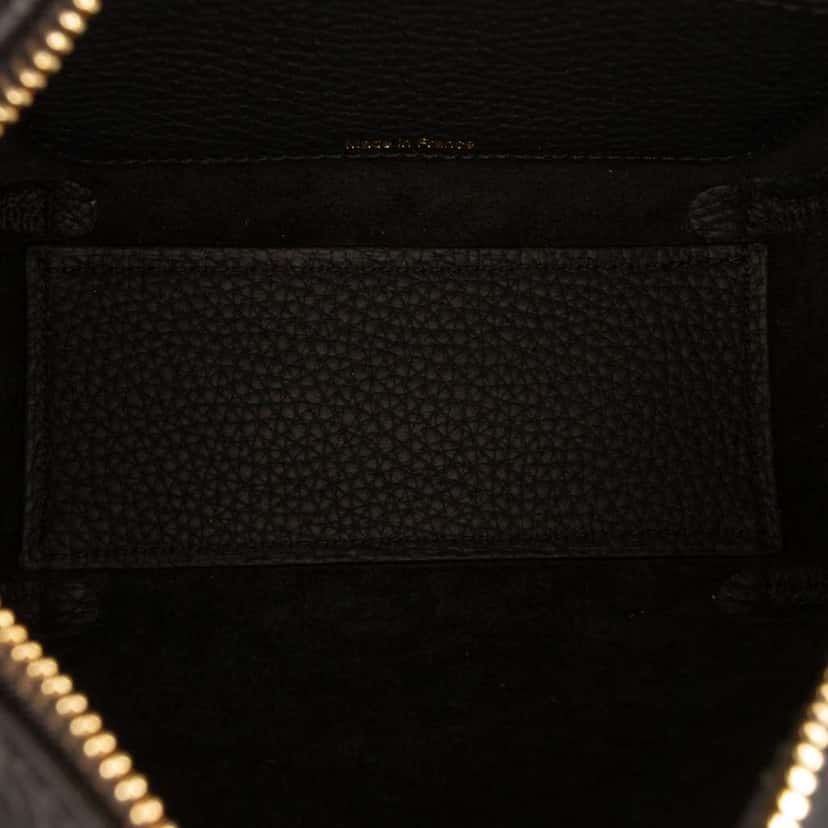 Delvaux Nano Taurillon Soft Leather Cool Box Satchel Black Leather Very good condition - Model View