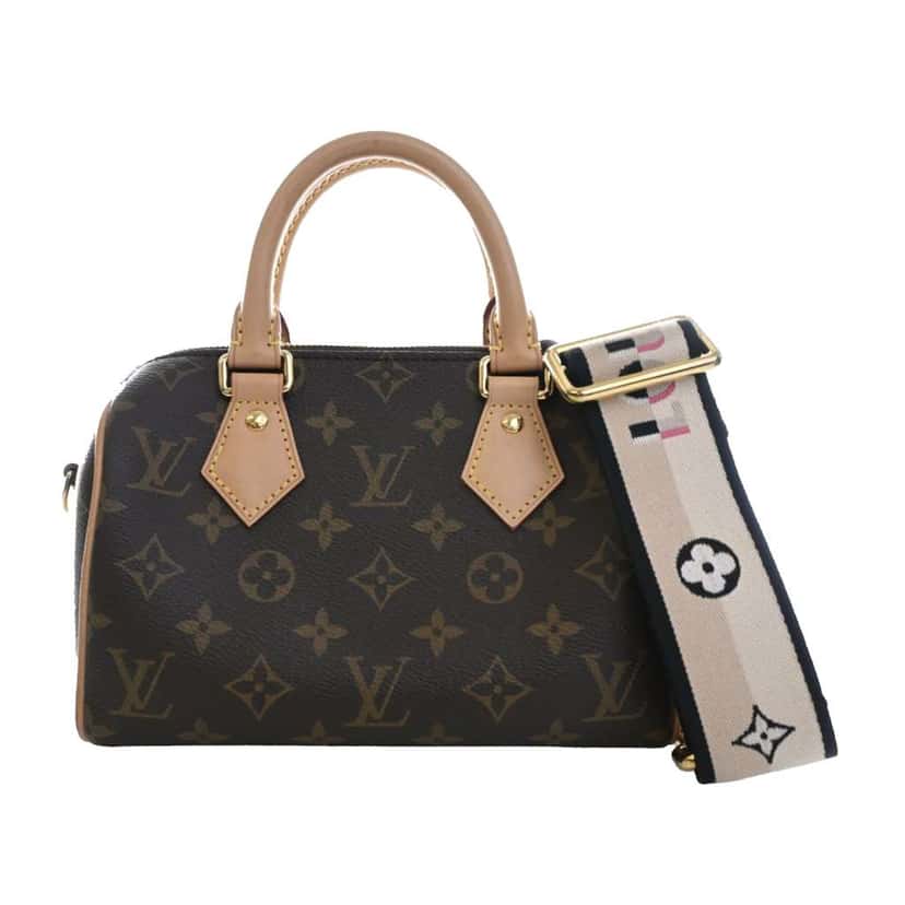 Louis Vuitton Monogram Speedy Bandouliere 20 Brown Good condition - Front View
