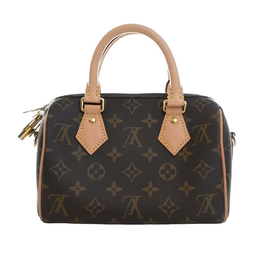 Louis Vuitton Monogram Speedy Bandouliere 20 Brown Good condition - Back View