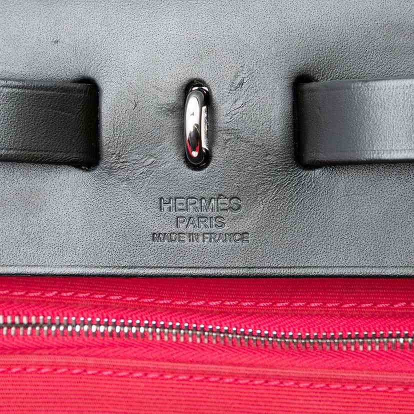Hermès Toile Herbag Zip 31 Pink Canvas Very good condition - Box View