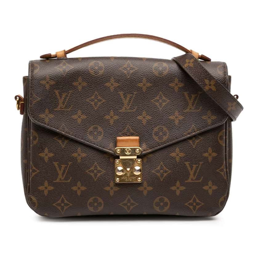 Louis Vuitton Monogram Pochette Metis Brown Very good condition - Front View