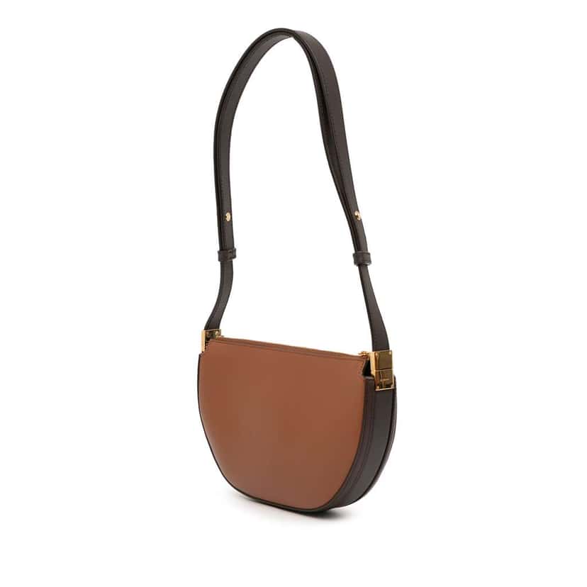 Burberry Mini Leather Olympia Crossbody Brown Leather Very good condition - Back View