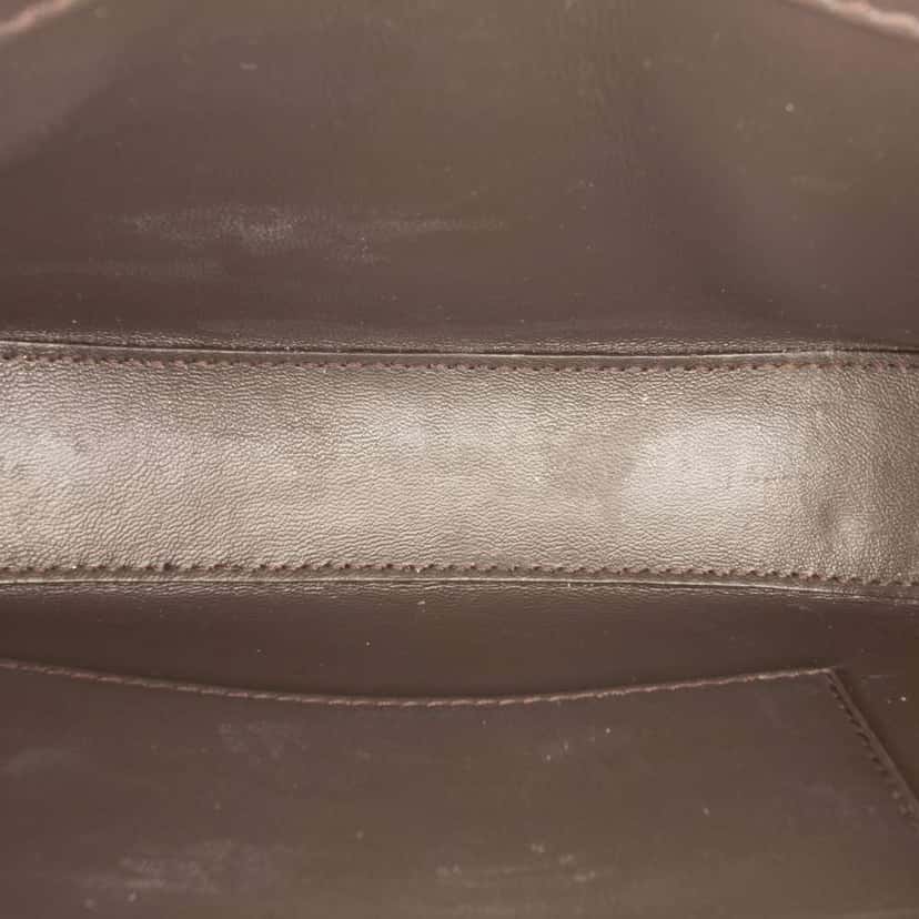 Burberry Mini Leather Olympia Crossbody Brown Leather Very good condition - Box View