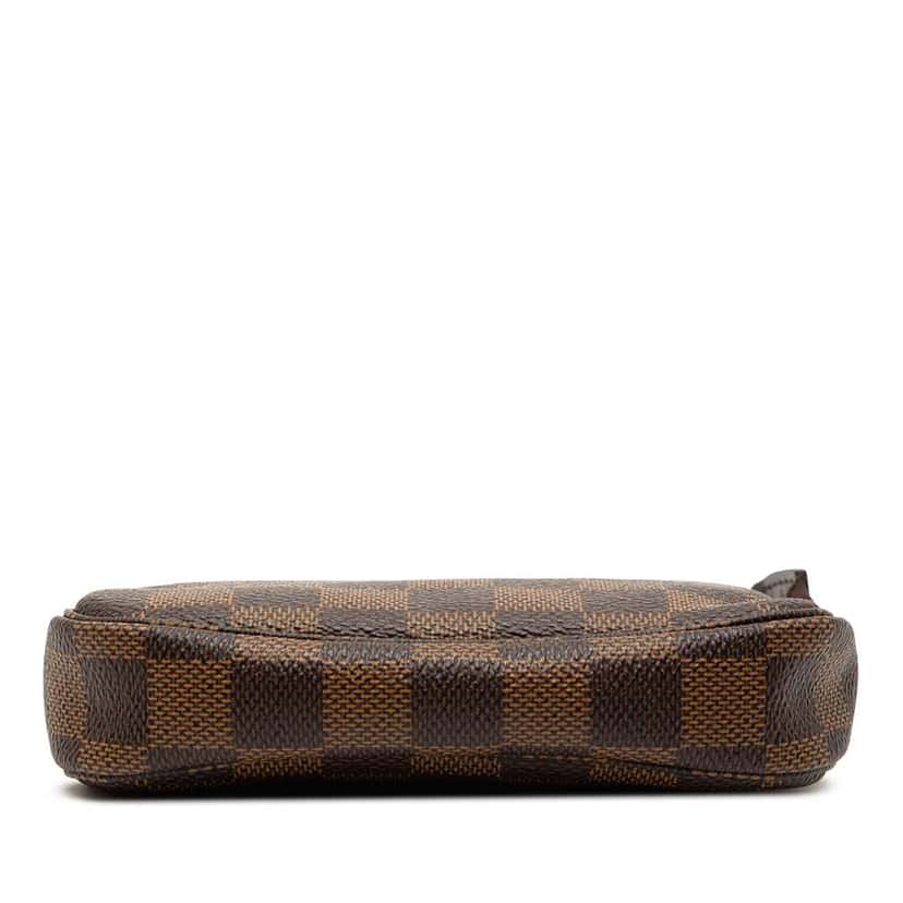 Louis Vuitton Damier Ebene Mini Pochette Accessoires Brown Very good condition - Inside View