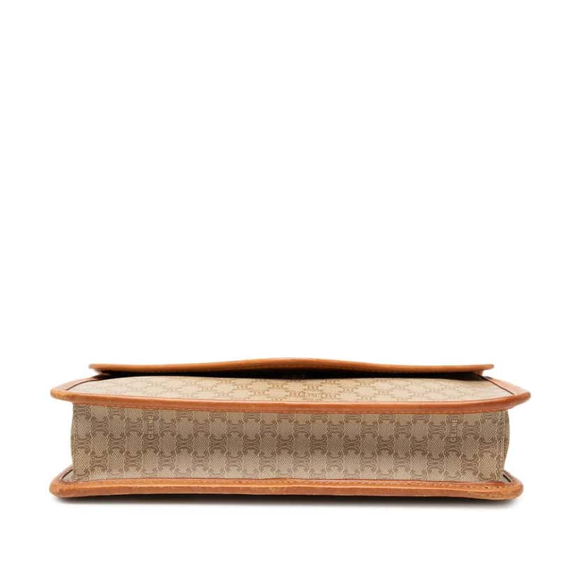 Celine Macadam Coated Canvas Crossbody Brown Canvas Very good condition - Inside View