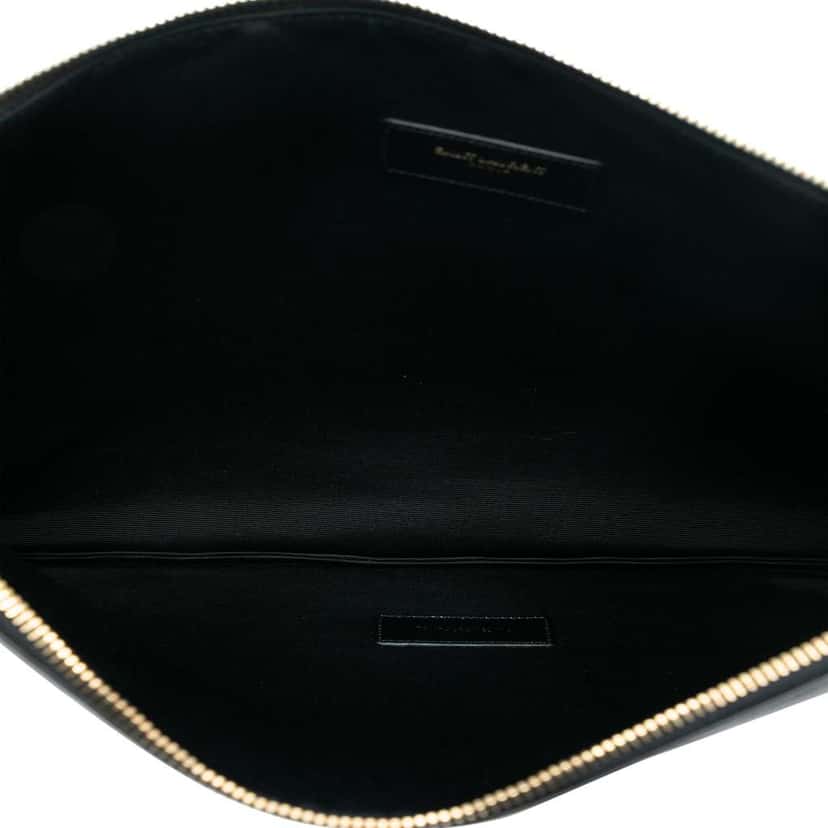 Saint Laurent Toile Classic Monogram Document Holder Black Canvas Very good condition - Model View