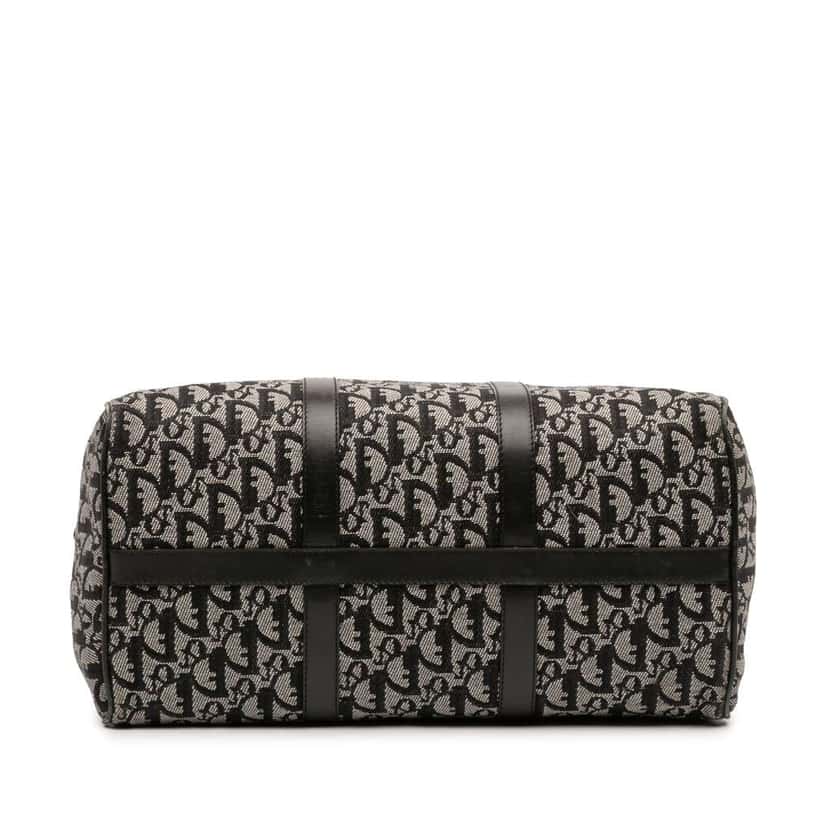 Dior Diorissimo Trotter Canvas Boston Bag Black Canvas Good condition - Inside View