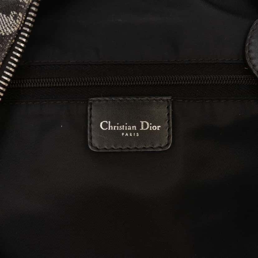 Dior Diorissimo Trotter Canvas Boston Bag Black Canvas Good condition - Box View