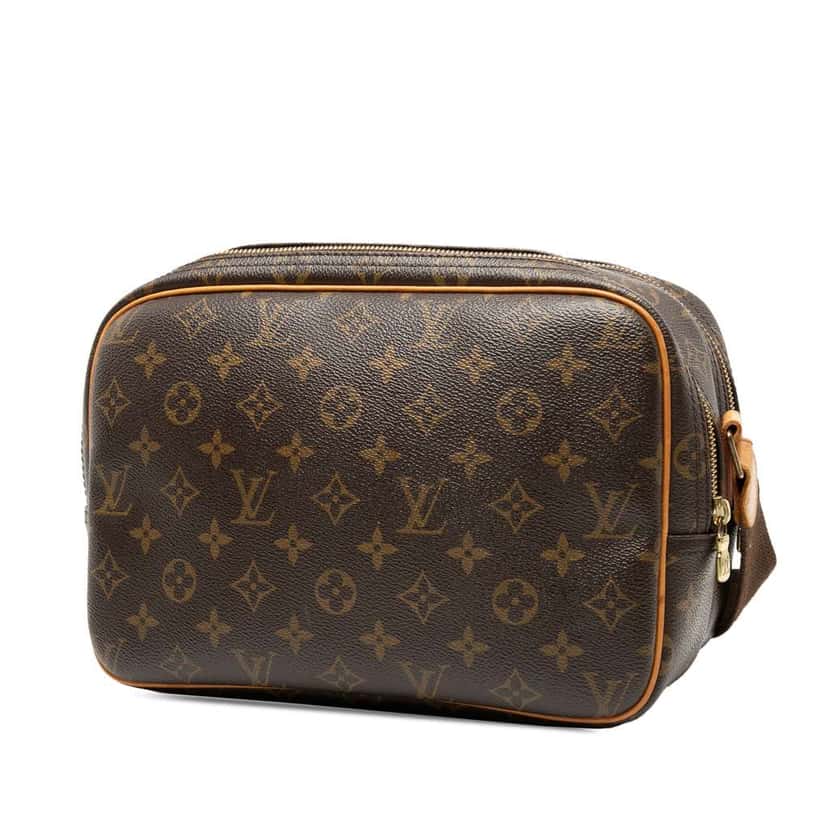 Louis Vuitton Monogram Reporter PM Brown Very good condition - Back View