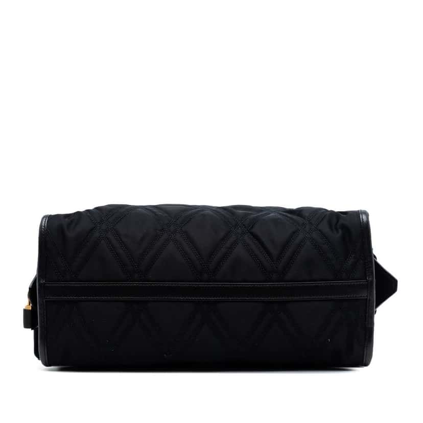 Prada Tessuto Impunturato Bauletto Satchel Black Very good condition - Inside View