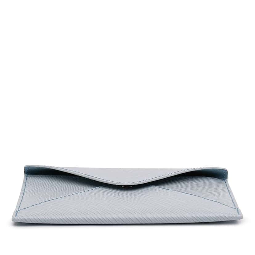 Louis Vuitton Epi Invitation Envelope Clutch Blue Leather Very good condition - Inside View