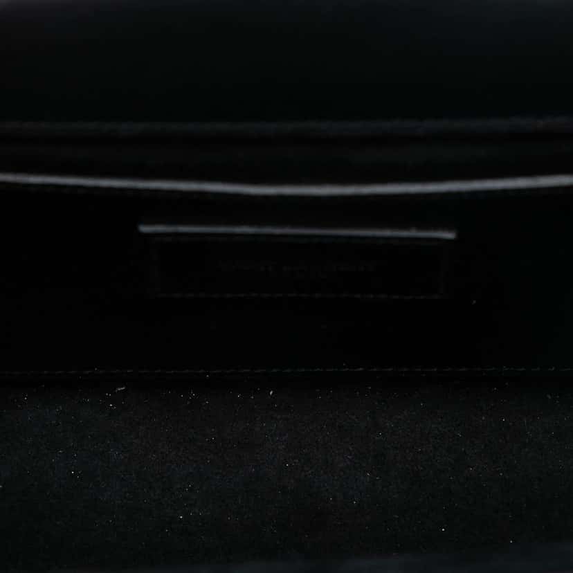 Saint Laurent Small Smooth Calfskin Monogram Kate Tassel Crossbody Black Leather Very good condition - Model View