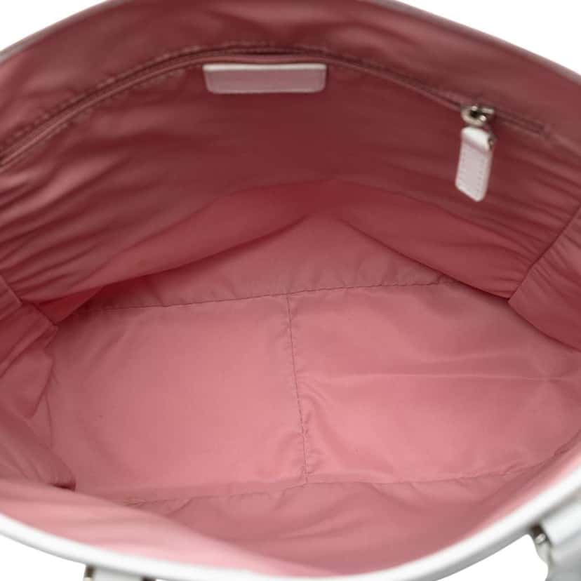 Dior Diorissimo Trotter Canvas Tote Pink Canvas Very good condition - Model View