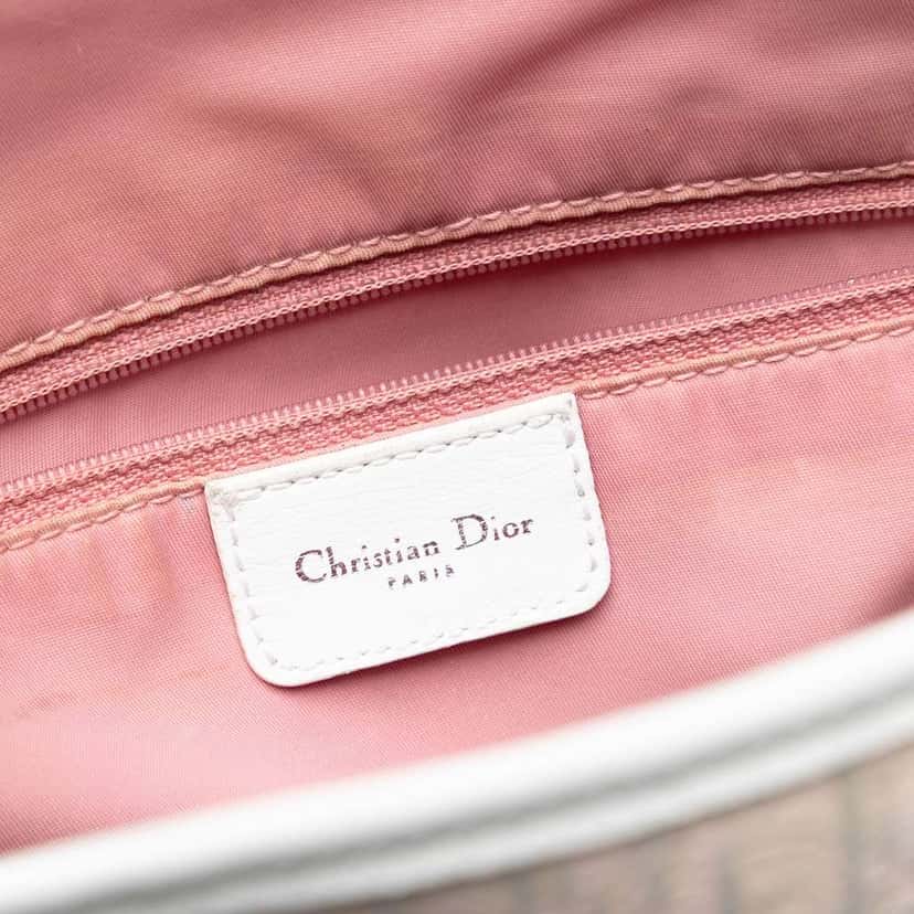 Dior Diorissimo Trotter Canvas Tote Pink Canvas Very good condition - Box View