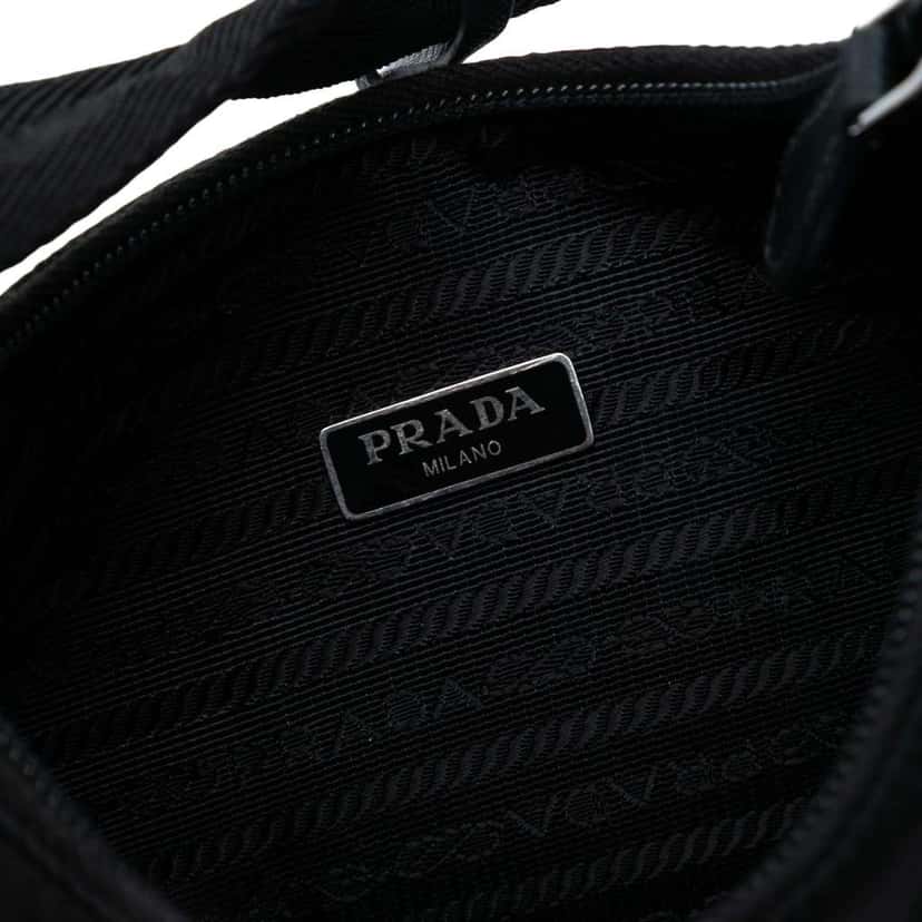 Prada Mini Re Nylon Re Edition 2000 Shoulder Bag Black Very good condition - Box View