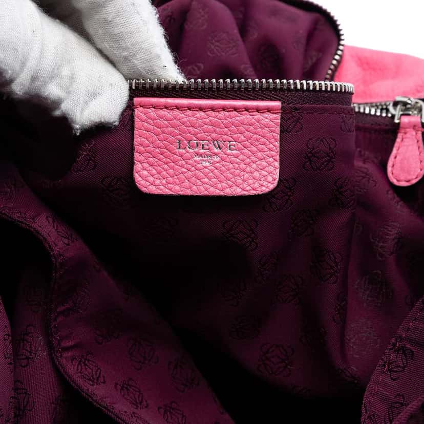 Loewe Nappa Flamenco Tassel Crossbody Pink Leather Very good condition - Box View