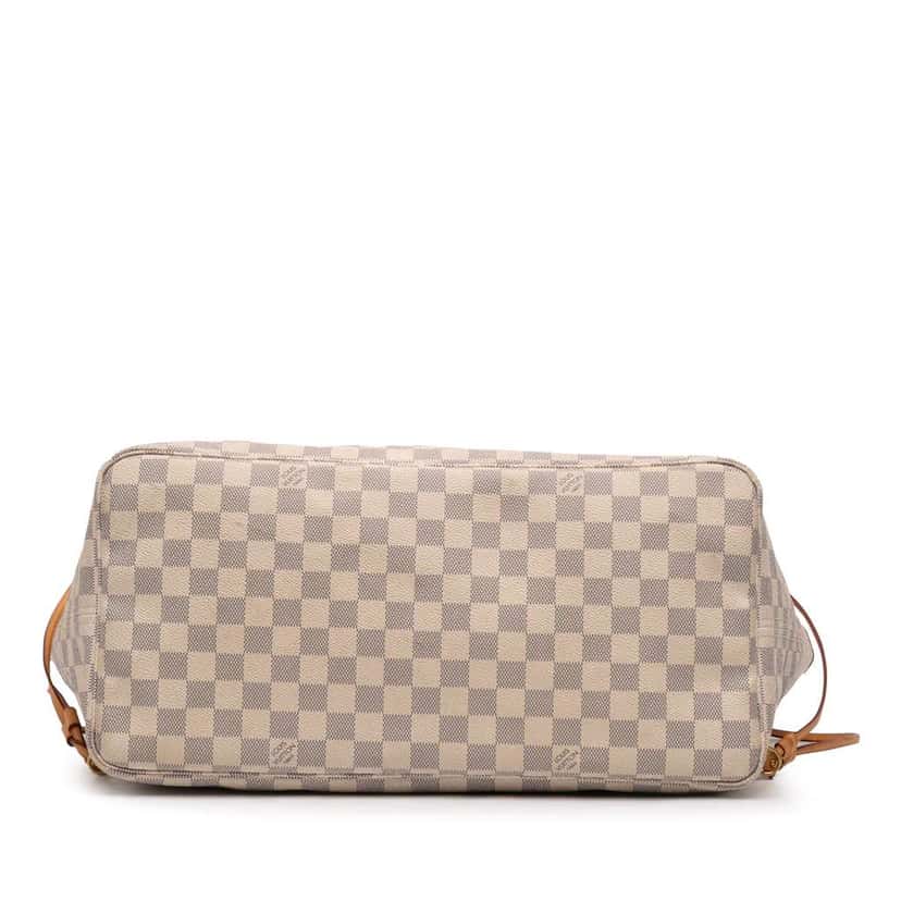Louis Vuitton Damier Azur Neverfull GM White Very good condition - Inside View