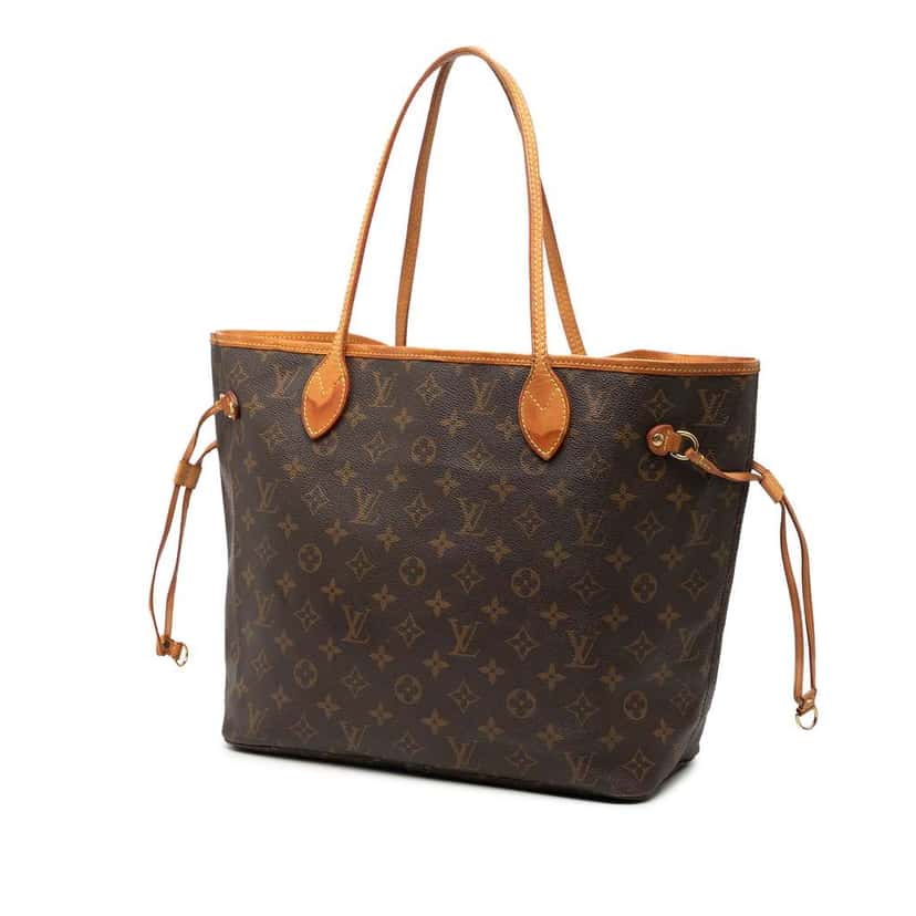 Louis Vuitton Monogram Neverfull MM Brown Very good condition - Back View