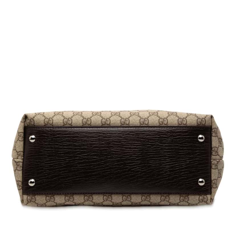 Gucci GG Supreme Tote Brown Canvas Very good condition - Inside View