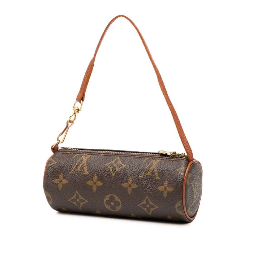Louis Vuitton Monogram Papillon Pochette Brown Very good condition - Back View