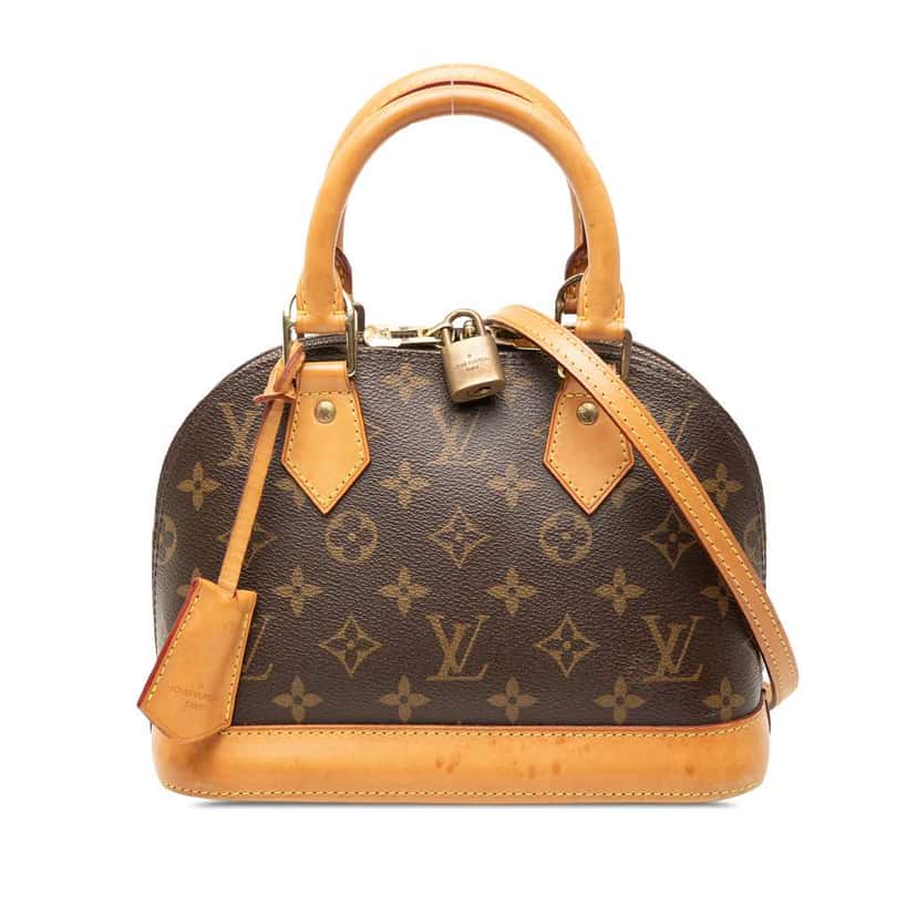 Louis Vuitton Monogram Alma BB Brown Very good condition - Front View