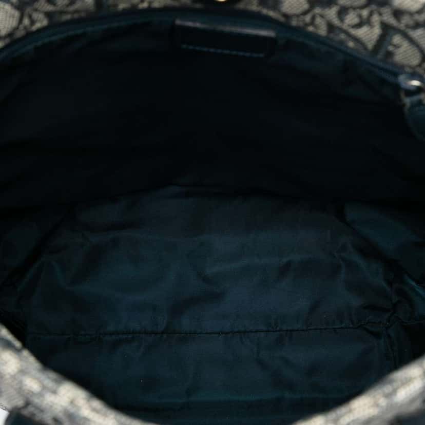 Dior Diorissimo Trotter Canvas Tote Blue Canvas Very good condition - Model View