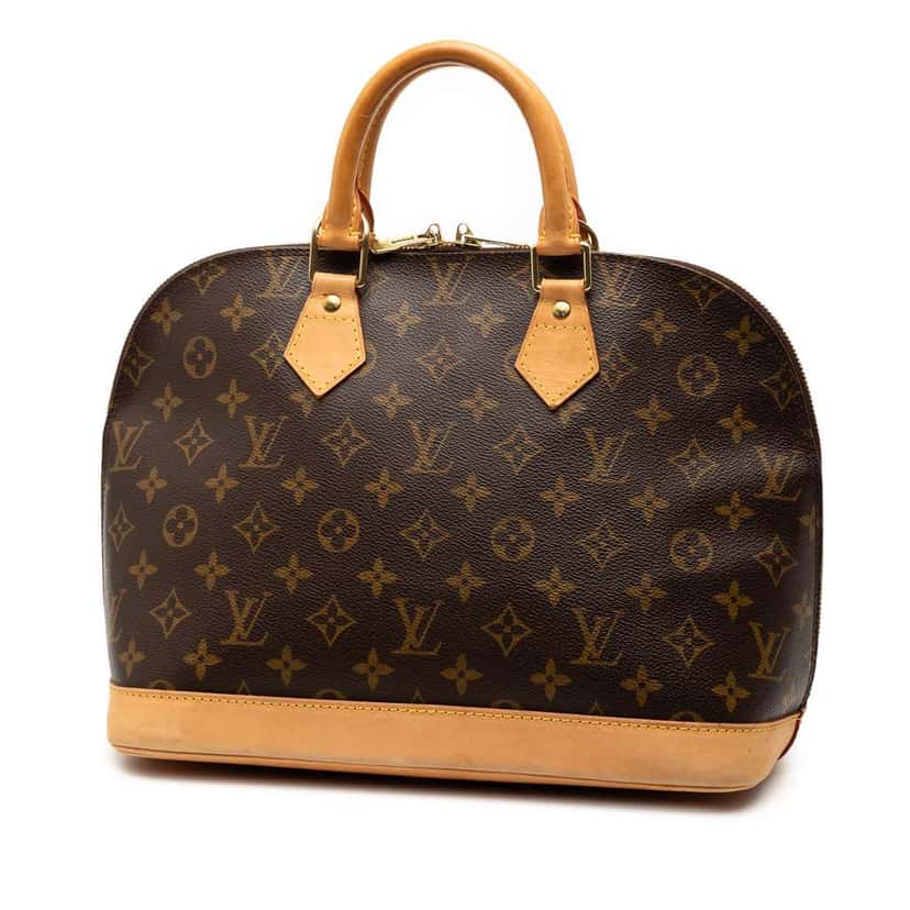 Louis Vuitton Monogram Alma PM Brown Very good condition - Back View