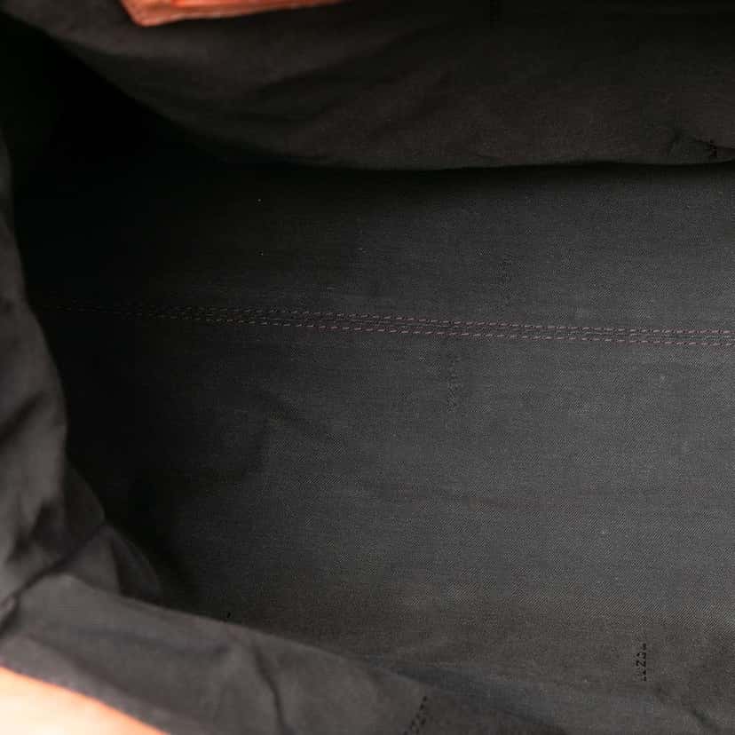 Fendi Zucca Canvas Etniko Grommet Tote Brown Canvas Good condition - Model View