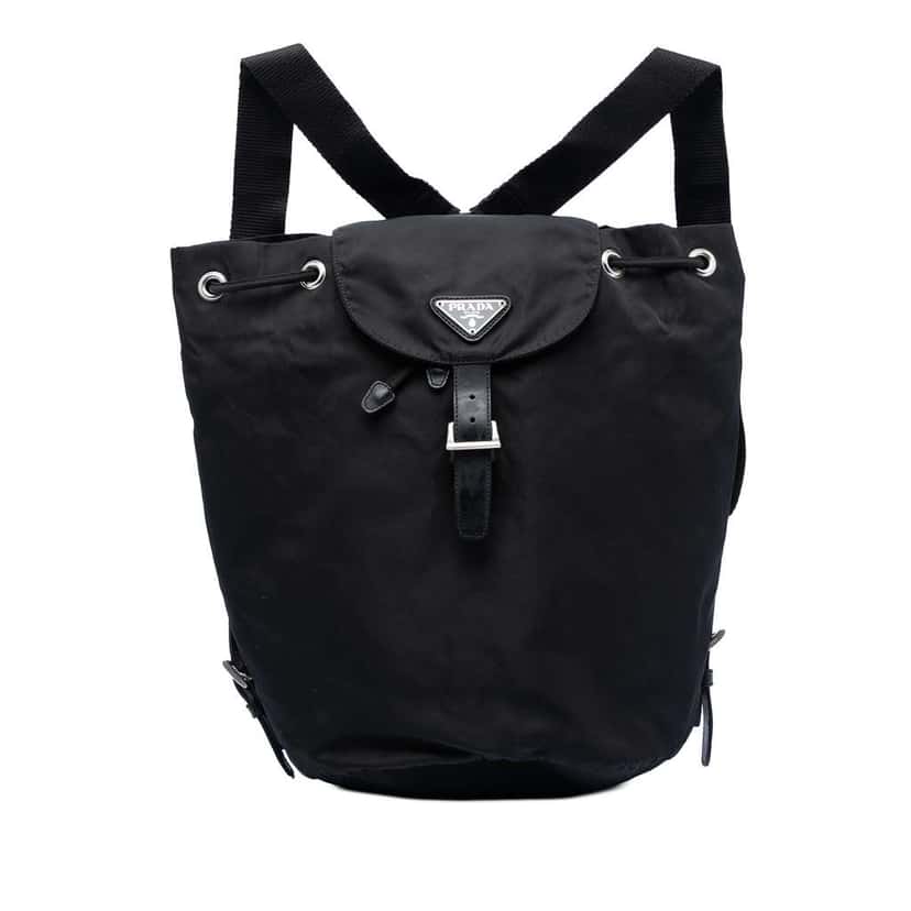 Prada Tessuto Backpack Black Very good condition - Front View