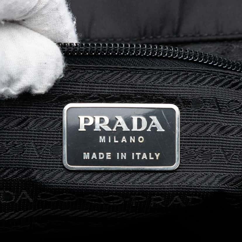 Prada Tessuto Backpack Black Very good condition - Box View
