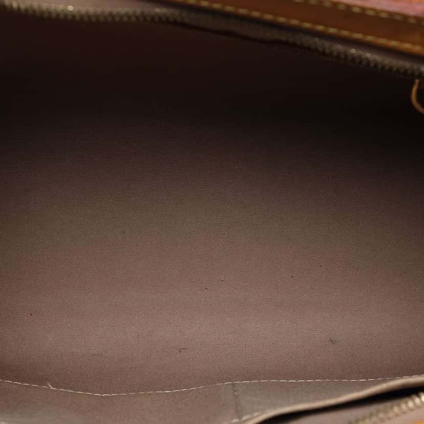 Louis Vuitton Monogram Vernis Brea MM Gold Leather Good condition - Model View