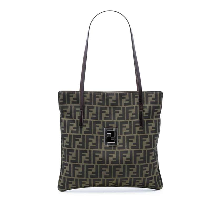 Fendi Zucca Canvas Tote Brown Canvas Very good condition - Front View