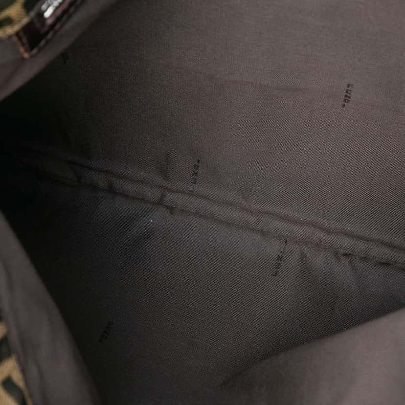 Fendi Zucca Canvas Tote Brown Canvas Very good condition - Model View