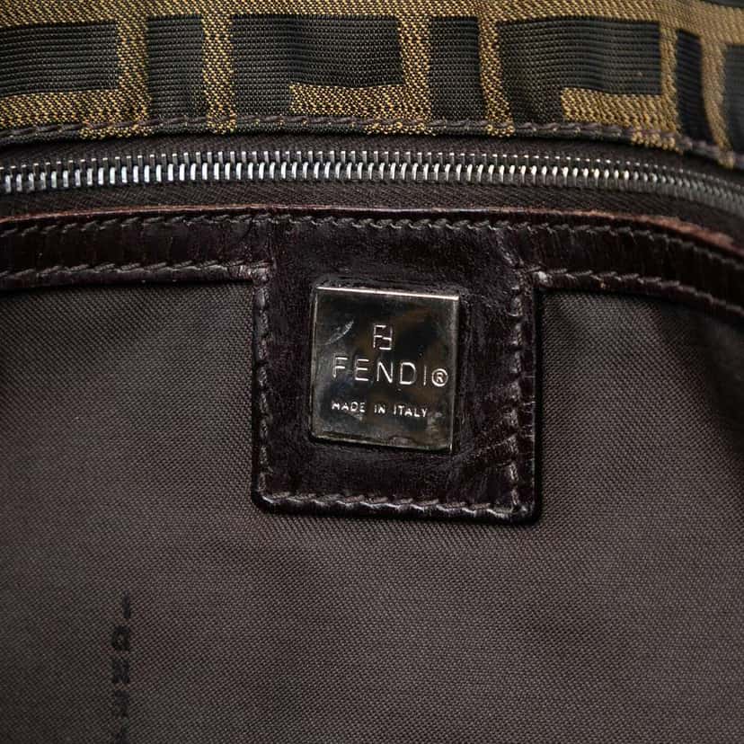 Fendi Zucca Canvas Tote Brown Canvas Very good condition - Box View