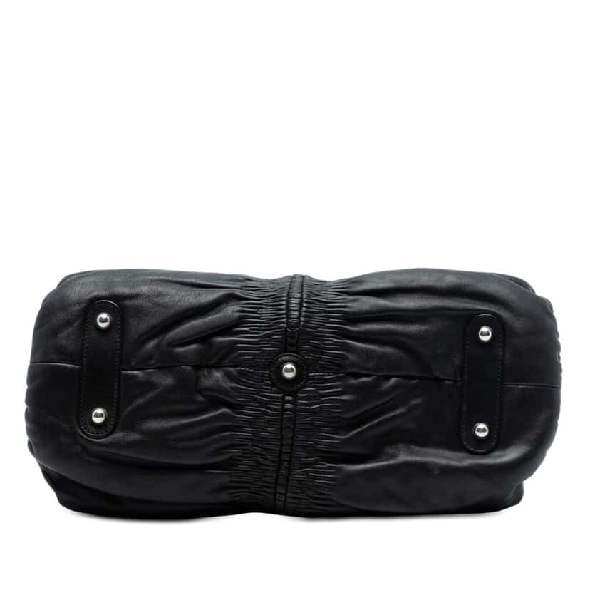 Dior Small Lambskin Karenina Frame Bag Black Leather Very good condition - Inside View