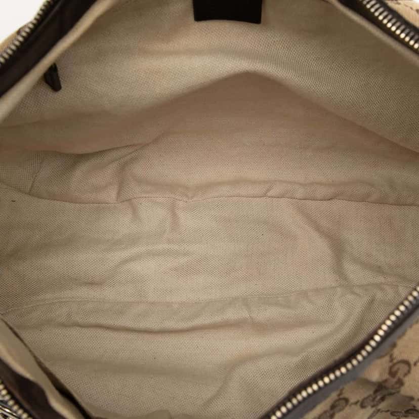 Gucci GG Canvas Sukey Shoulder Bag Brown Canvas Good condition - Model View