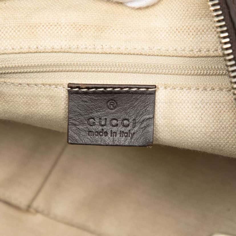 Gucci GG Canvas Sukey Shoulder Bag Brown Canvas Good condition - Box View