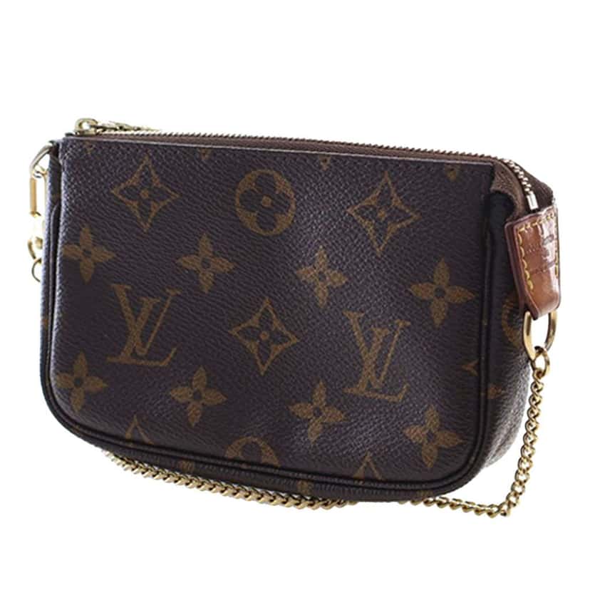 Louis Vuitton Monogram Mini Pochette Accessoires Brown Very good condition - Inside View