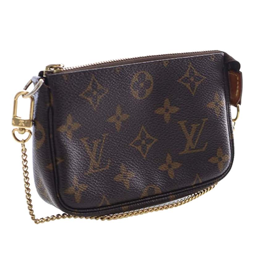 Louis Vuitton Monogram Mini Pochette Accessoires Brown Very good condition - Model View